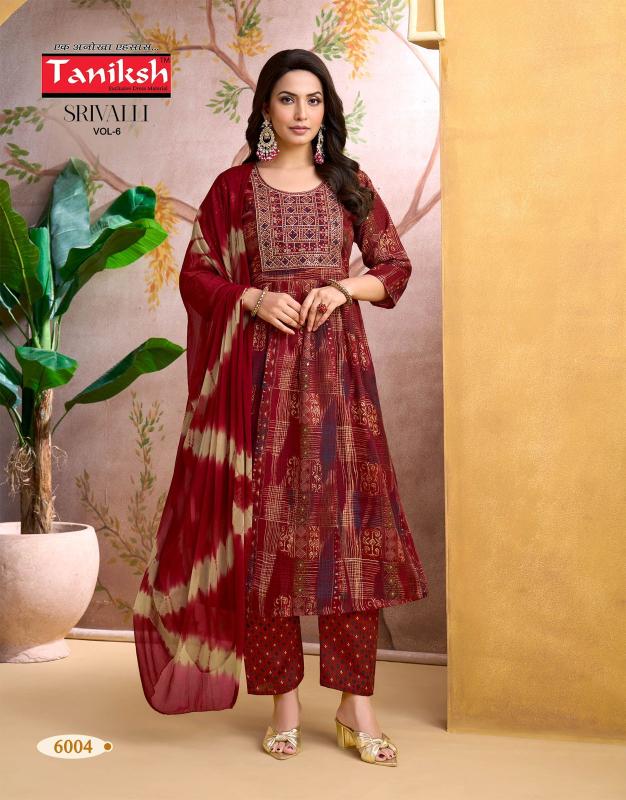 Taniksh srivalli vol 6 kurtis wholesale online